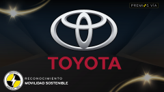 Toyota obtuvo reconocimiento a la movilidad sostenible